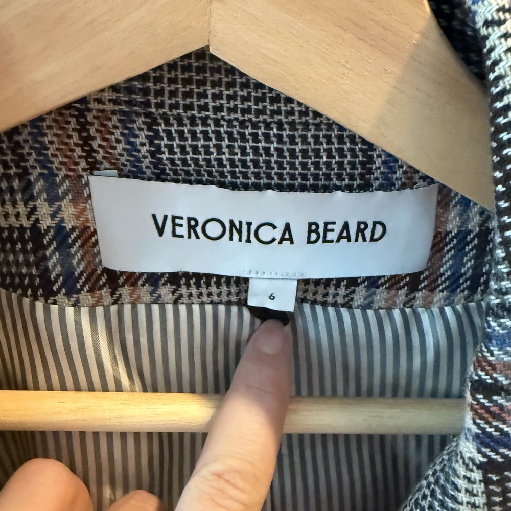 Veronica Beard Miller Dickey Jacket, Plaid - Picture 2 of 4